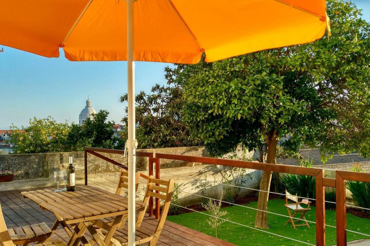 Central 2 bedroom apt w/Garden&Pantheon Views Lissabon Buitenkant foto